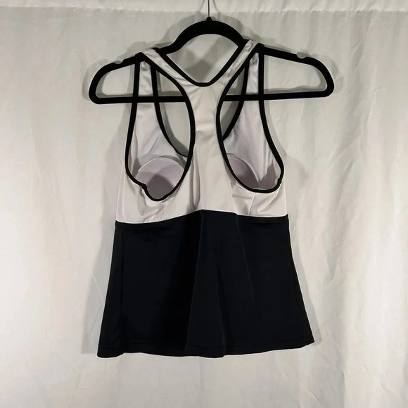 Jag Active Swim Top Women's Medium White Purple Padded Sleeveless Pullover - Picture 5 of 8